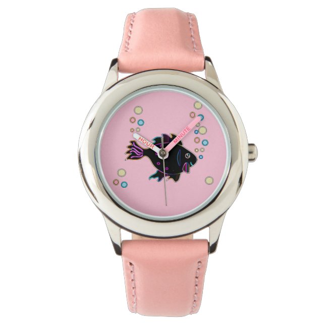 Reloj De Pulsera Cute Neon Fish Watch (Anverso)