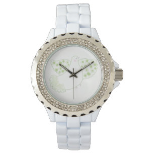 Reloj De Pulsera Cute paloma de novia de Gemma Orte