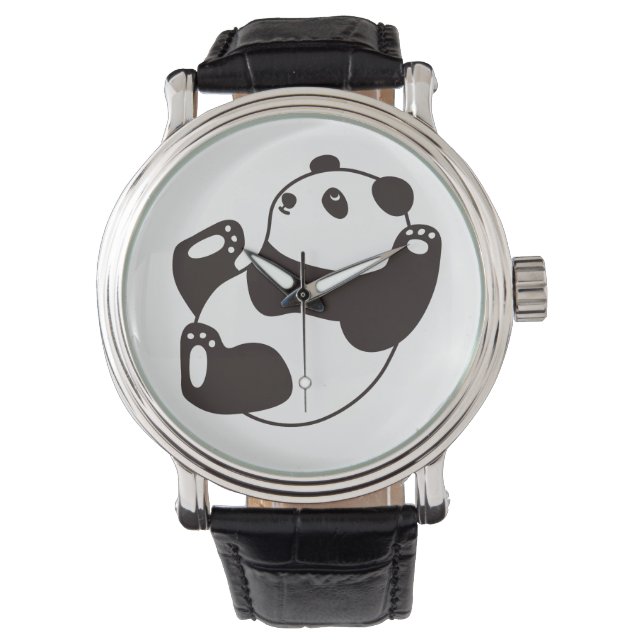 Reloj De Pulsera Cute panda (Anverso)
