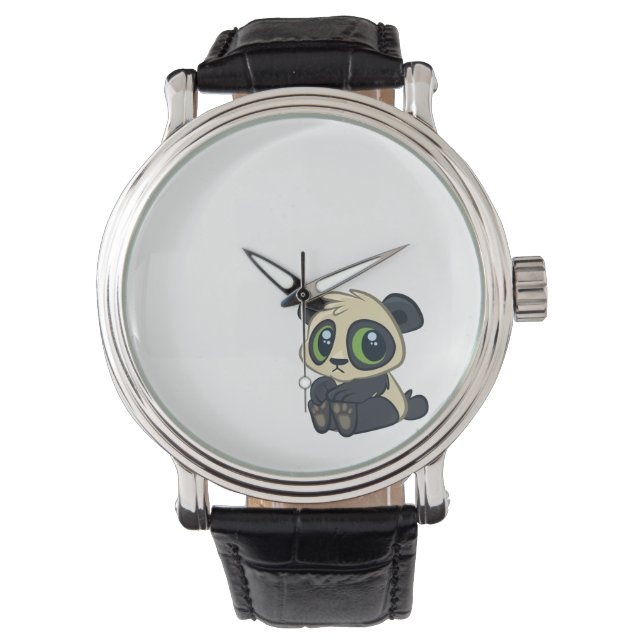 Reloj De Pulsera Cute Panda (Anverso)