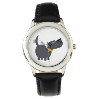 Reloj De Pulsera Cute Personalizado Black Labrador Watch