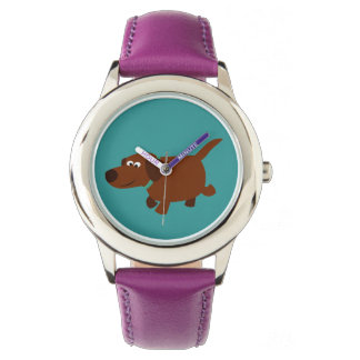 Reloj De Pulsera Cute Personalizado Chocolate Labrador Watch
