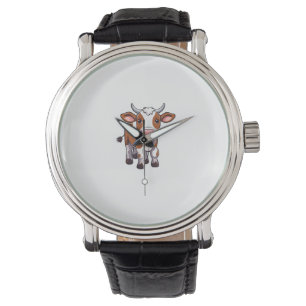 Reloj De Pulsera Cute Personalizado Cow