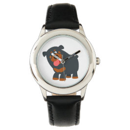 Reloj De Pulsera Cute Personalizado juguetón Rottweiler Watch