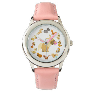 Reloj De Pulsera Cute Personalizado Ponies Mandala Watch