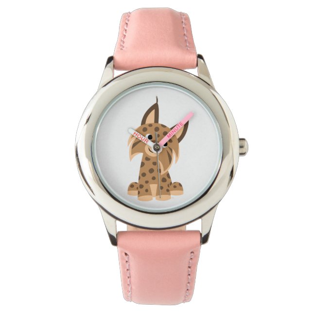 Reloj De Pulsera Cute Personalizado Prankish Lynx Watch (Anverso)