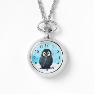Reloj De Pulsera Cute pingüino