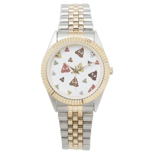 Reloj De Pulsera Cute Poop emoji funny gift ideas (Anverso)