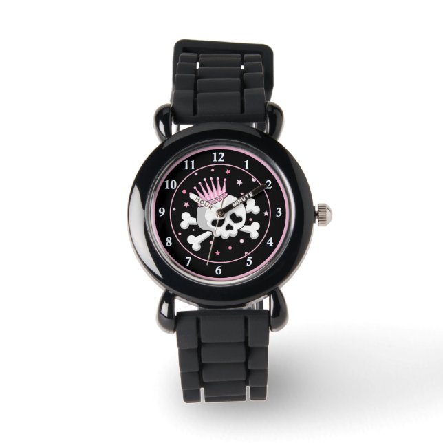Reloj De Pulsera Cute Princess Skull (Anverso)