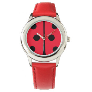 Reloj De Pulsera Cute Red Black Ladybug Polka Dots