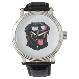 Reloj De Pulsera Cute Rottweiler Puppy