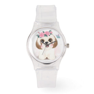 Reloj De Pulsera Cute Shih Tzu