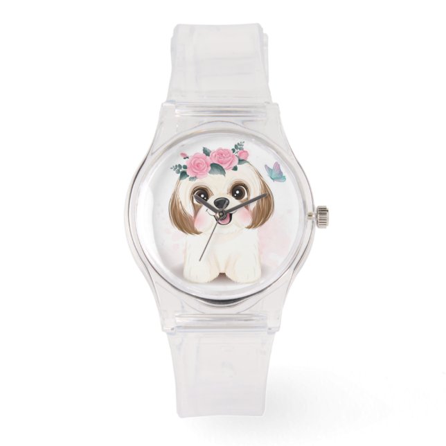 Reloj De Pulsera Cute Shih Tzu (Anverso)