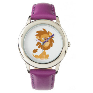 Reloj De Pulsera Cute Silly Personalizado Lion Watch