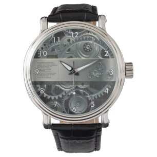 Reloj De Pulsera Cute Simulado Todos los engranajes y hardware Meta