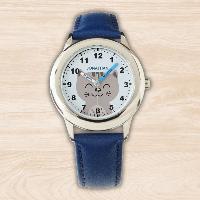 Reloj De Pulsera Cute smiling Cat for kids (Subido por el creador)
