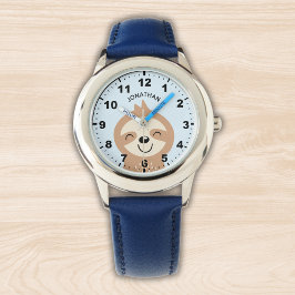 Reloj De Pulsera Cute smiling sloth for kids