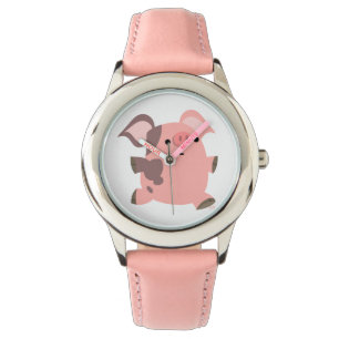 Reloj De Pulsera Cute Sporty Personalizado Pig Watch