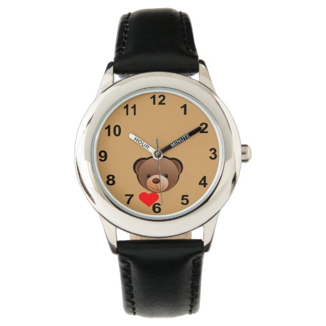 Reloj De Pulsera Cute Teddy Bear (Anverso)