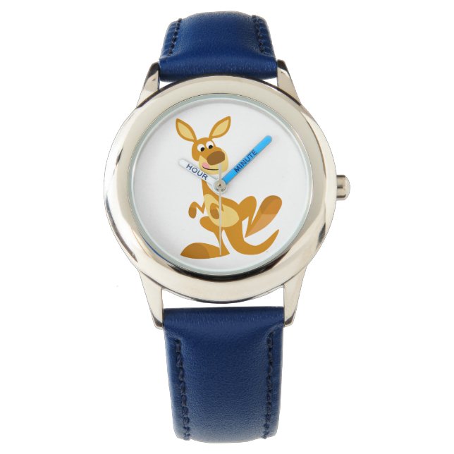 Reloj De Pulsera Cute Thumping Personalizado Kangaroo Watch (Anverso)