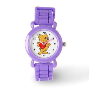 Reloj De Pulsera Cute Valentine Bear Wristwatch