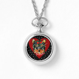 Reloj De Pulsera Cute Yorkie Poo