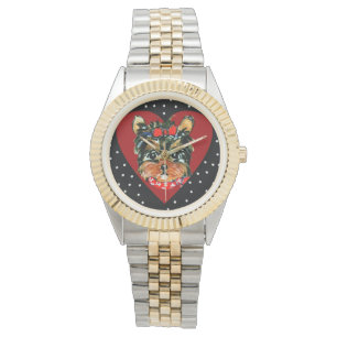 Reloj De Pulsera Cute Yorkie Poo