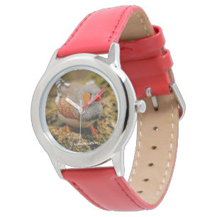 Reloj De Pulsera Cute Zebra Finch Songbird