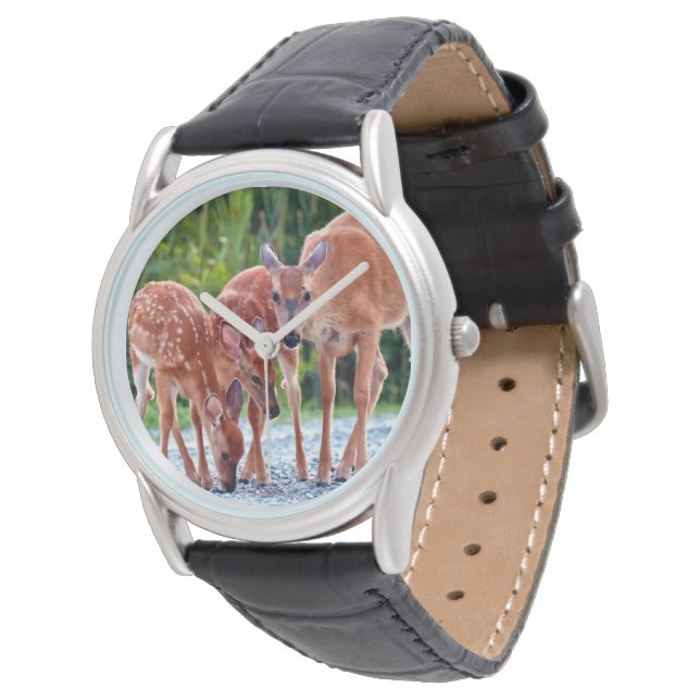 Reloj De Pulsera Cutest Baby Animals | Fawn with Babies (Angular)