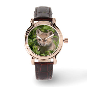 Reloj De Pulsera Cutest Baby Animals Fox Kit