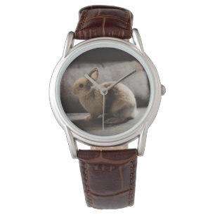 Reloj De Pulsera Cutest Baby Animals   Netherland Dwarf Rabbit