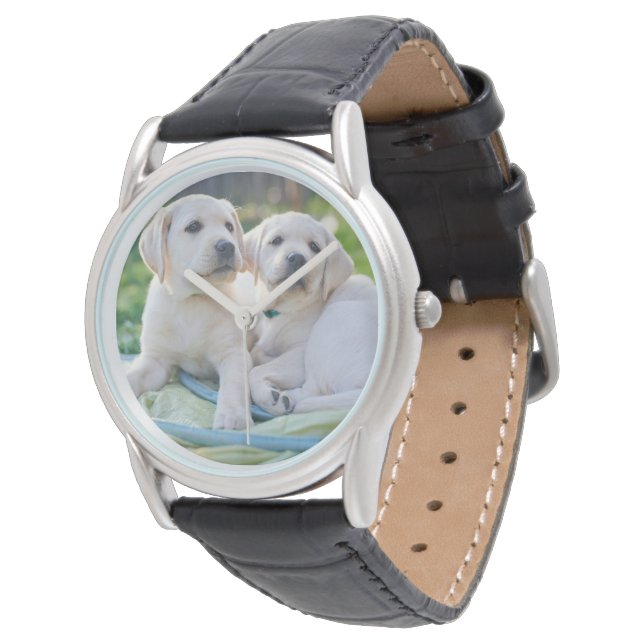 Reloj De Pulsera Cutest Baby Animals | Yellow Labrador Retrievers (Angular)