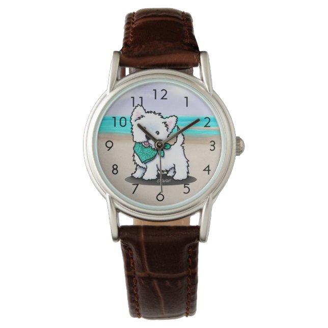 Reloj De Pulsera Cutieface Westie Watch (Anverso)