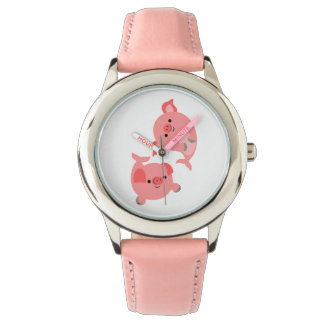 Reloj De Pulsera Cuto par de Personalizados Merceres Watch