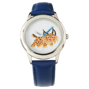 Reloj De Pulsera Cuto Personalizado de Facebook Bobcat Watch