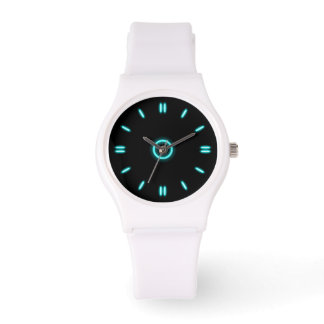Reloj De Pulsera Cyan Neon