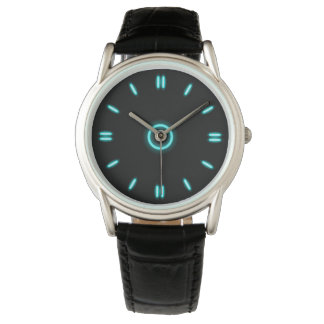 Reloj De Pulsera Cyan Neon