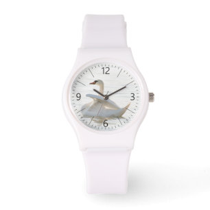 Reloj De Pulsera Cygnus cisne blanco