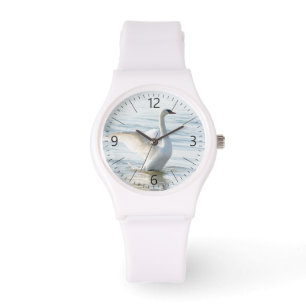 Reloj De Pulsera Cygnus cisne blanco