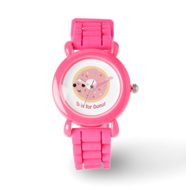 Reloj De Pulsera D es para Donut (Anverso)