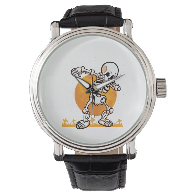 Reloj De Pulsera Dabbing Halloween (Anverso)