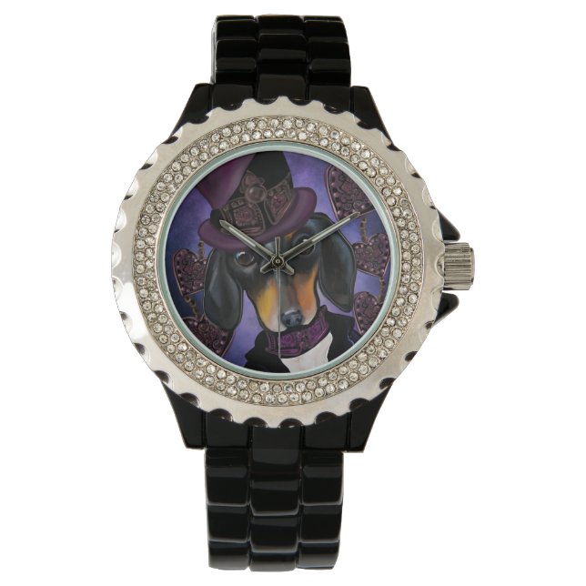 RELOJ DE PULSERA DACHSHUND (Anverso)