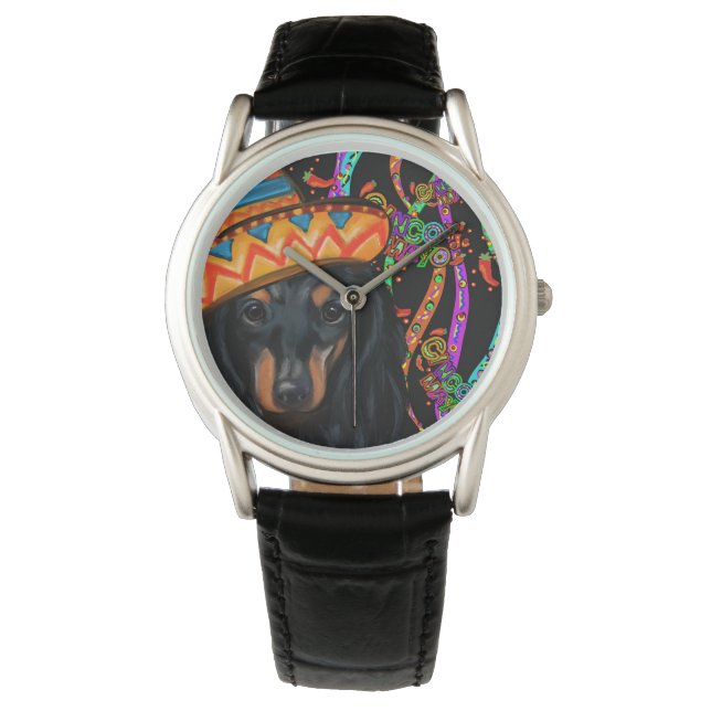 RELOJ DE PULSERA DACHSHUND (Anverso)