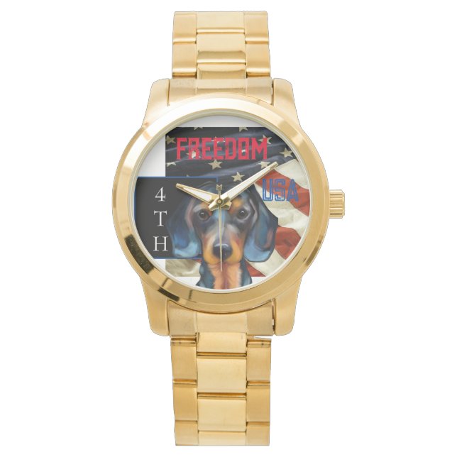 Reloj De Pulsera Dachshund      (Anverso)