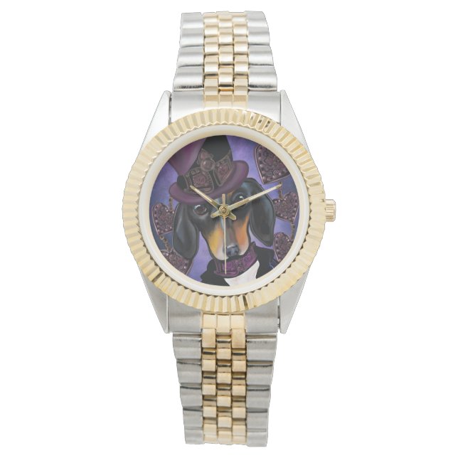 RELOJ DE PULSERA DACHSHUND (Anverso)