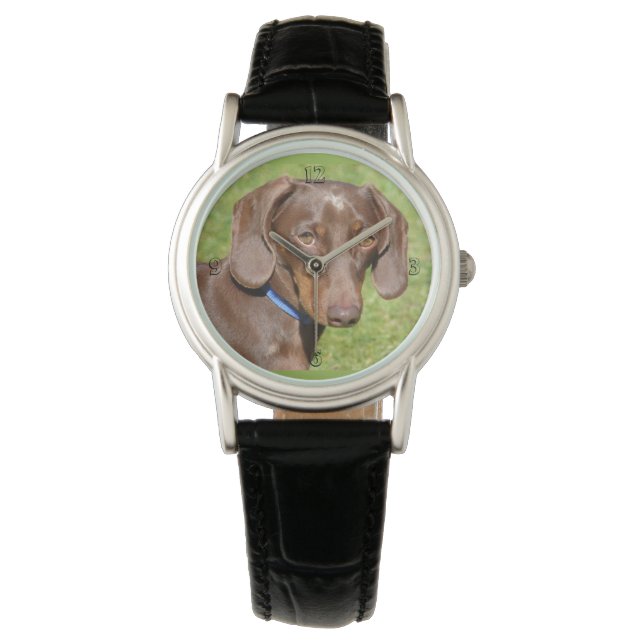 Reloj De Pulsera Dachshund (Anverso)