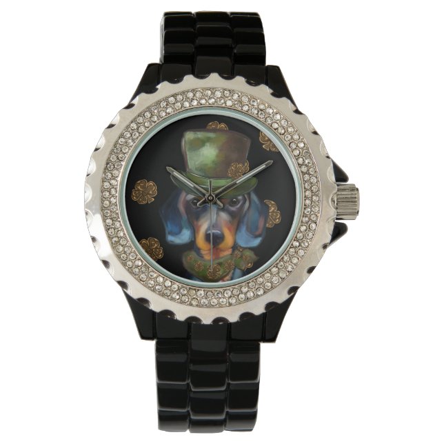 Reloj De Pulsera Dachshund (Anverso)