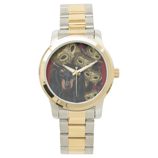 RELOJ DE PULSERA DACHSHUND       (Anverso)