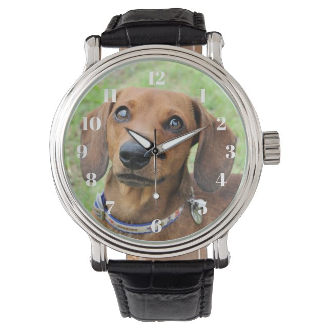 Reloj De Pulsera Dachshund (Anverso)