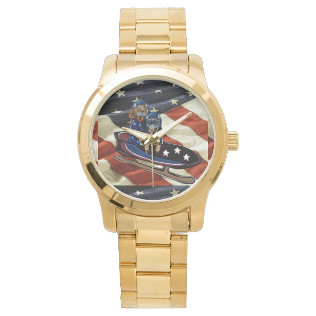 RELOJ DE PULSERA DACHSHUND  (Anverso)